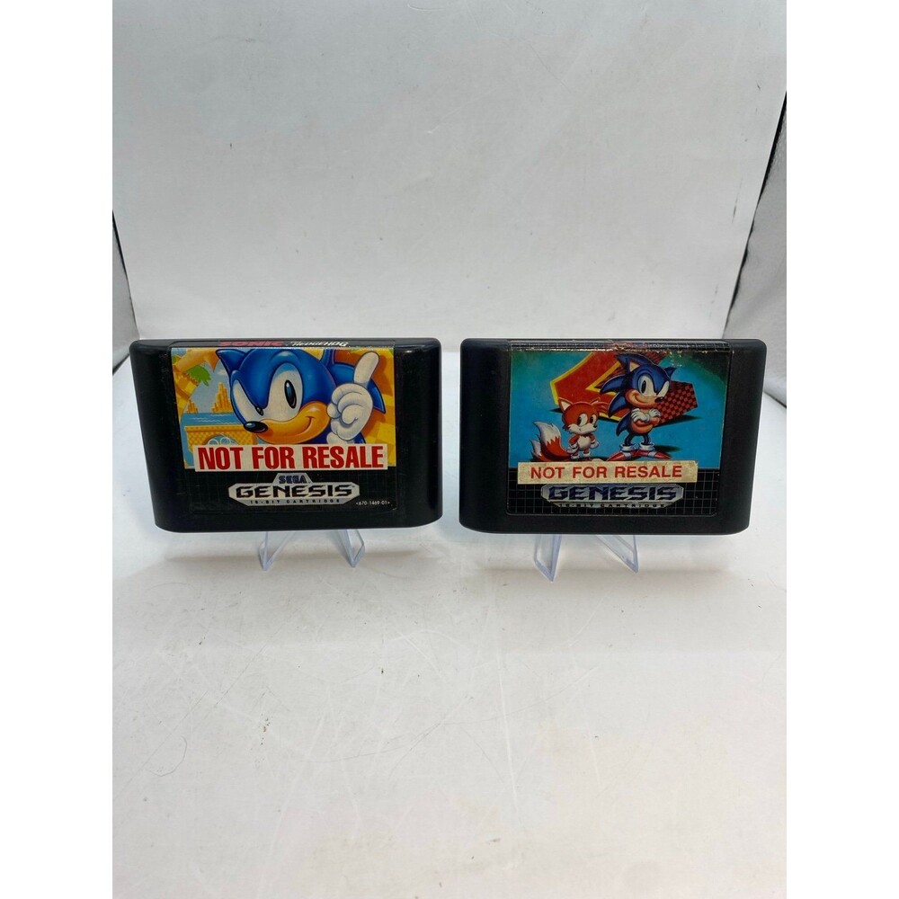 Sonic the Hedgehog 1 And 2, Sega Genesis Bundle Not for resale NFR